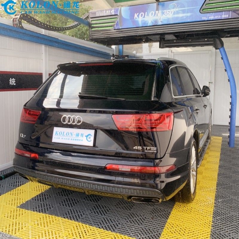 Economização de mão-de-obra Máquina automática de lavar carros sem toque KL360-1 15kw Bomba de água 12kw Secador de ar
