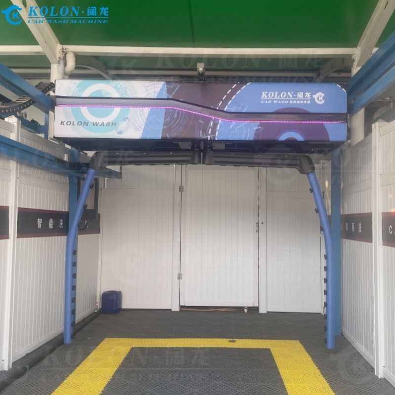 Máquina automática de lavar carros sem pincel KL360-2 18,5kw Bomba de água 12kw Secador de ar