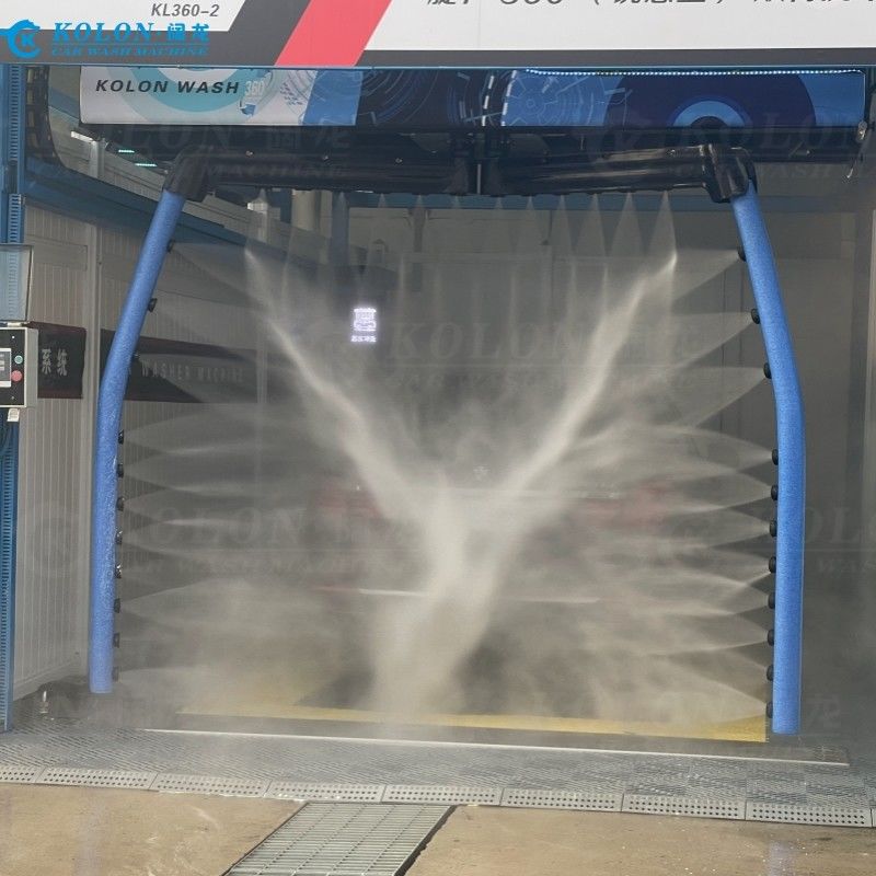 Máquina automática de lavar carros sem pincel KL360-2 18,5kw Bomba de água 12kw Secador de ar