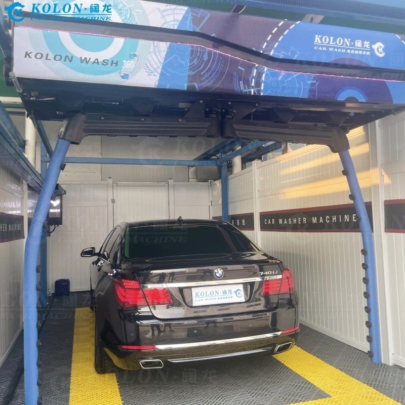 Máquina automática de lavar carros sem pincel KL360-2 18,5kw Bomba de água 12kw Secador de ar
