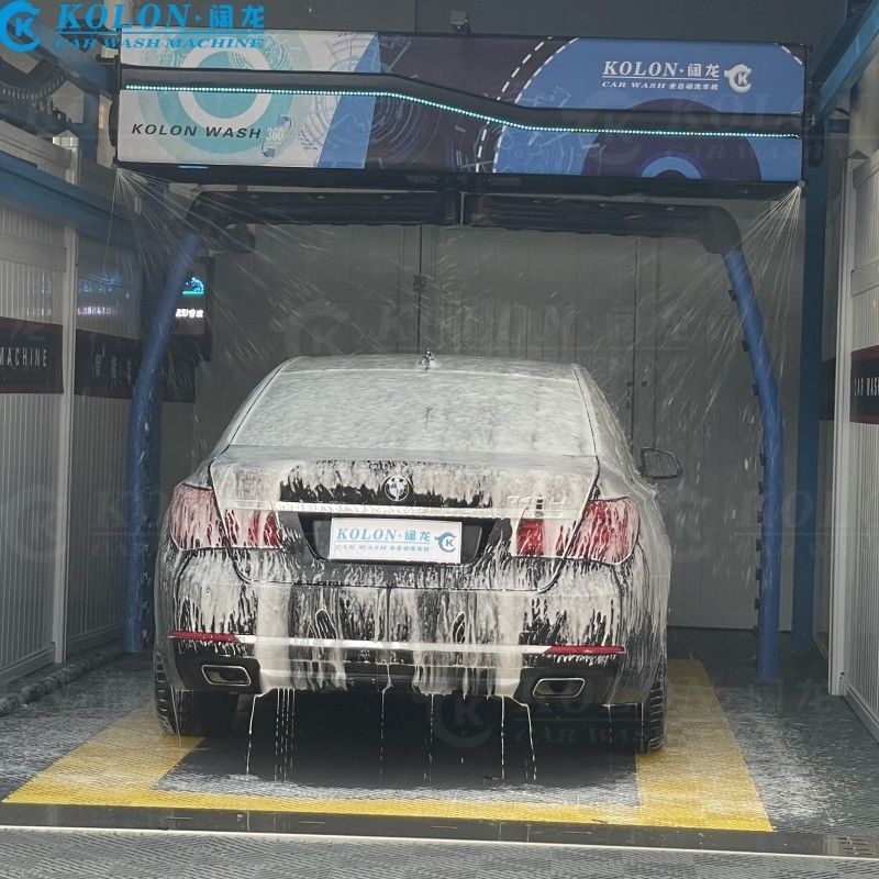 Máquina automática de lavar carros sem pincel KL360-2 18,5kw Bomba de água 12kw Secador de ar